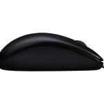 Logitech M 100r Arca Clamshell Mouse - Black