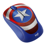 Logitech M 238 Marvel Collection Mouse - Captain America