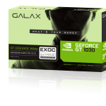 GALAX nVidia Geforce GT 1030 EXOC (EXTREME OVERCLOCK) 2GB DDR5 White