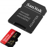 MicroSD SSanDisk Extreme Pro microSDXC, SQXCZ 1TB, V30, U3, C10, A2, UHS-I, 170MB/s R, 90MB/s W, 4x6, SD adaptor, Lifetime Limited