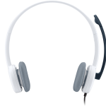 Logitech H150 Stereo Headset-Cloud White