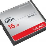 CompactFlash Products SanDisk Ultra CF, CFHS 16GB, 50MB/s R, 4x6, Lifetime Limited