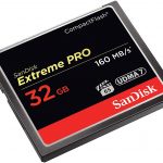 CompactFlash Products SanDisk Extreme Pro CF, CFXPS 32GB, VPG65, UDMA 7, 160MB/s R, 150MB/s W, 4x6, Lifetime Limited