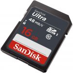 Secure Digital Products SanDisk Ultra SDHC, SDUNB 16GB, C10, UHS-I, 48MB/s R, 3x5, 7Y