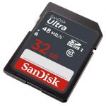 Secure Digital Products SanDisk Ultra SDHC, SDUNB 32GB, C10, UHS-I, 48MB/s R, 3x5, 7Y