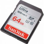 Secure Digital Products SanDisk Ultra SDXC, SDUNR 64GB, C10, UHS-I, 100MB/s R, 4x6, 10Y