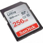 Secure Digital Products SanDisk Ultra SDXC, SDUNR 256GB, C10, UHS-I, 100MB/s R, 4x6, 10Y