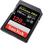 Secure Digital Products SanDisk Extreme Pro SDXC, SDXXY 128GB, V30, U3, C10, UHS-I, 170MB/s R, 90MB/s W, 4x6, Lifetime Limited