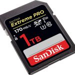 Secure Digital Products SanDisk Extreme Pro SDXC, SDXXY 1TB, V30, U3, C10, UHS-I, 170MB/s R, 90MB/s W, 4x6, Lifetime Limited