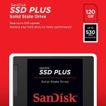 SSD SanDisk PLUS Solid State Drive, SDSSDA-120G, 120GB, SR530/SW300MB/s, 3Y