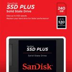 SSD SanDisk PLUS Solid State Drive, SDSSDA-240G, 240GB, SR530/SW440MB/s, 3Y