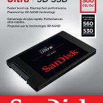 SSD SanDisk Ultra 3D SSD, SDSSDH3-500G, 500GB, SR560/SW530MB/s, 5Y