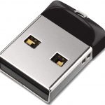 USB Flash Drives SanDisk Cruzer Fit USB Flash Drive, CZ33 16GB, USB2.0, Black, Plug & Stay, 5Y