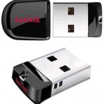 USB Flash Drives SanDisk Cruzer Fit USB Flash Drive, CZ33 16GB, USB2.0, Black, Plug & Stay, 5Y