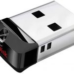 USB Flash Drives SanDisk Cruzer Fit USB Flash Drive, CZ33 32GB, USB2.0, Black, Plug & Stay, 5Y