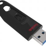 USB Flash Drives SanDisk Ultra USB 3.0 Flash Drive, CZ48 256GB, USB3.0, Black, stylish sleek design, 5Y