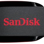 USB Flash Drives SanDisk Cruzer Blade USB Flash Drive, CZ50 16GB, USB2.0, Black with red accent, compact design, 5Y