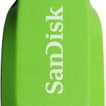 USB Flash Drives SanDisk Cruzer Blade USB Flash Drive, CZ50 16GB, USB2.0, Electric Green, compact design, 5Y