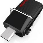 USB Flash Drives SanDisk Ultra Dual USB Drive 3.0, SDDD2 64GB, USB3.0, Black, USB3.0/micro-USB connector, OTG-enabled Android devices, 5Y