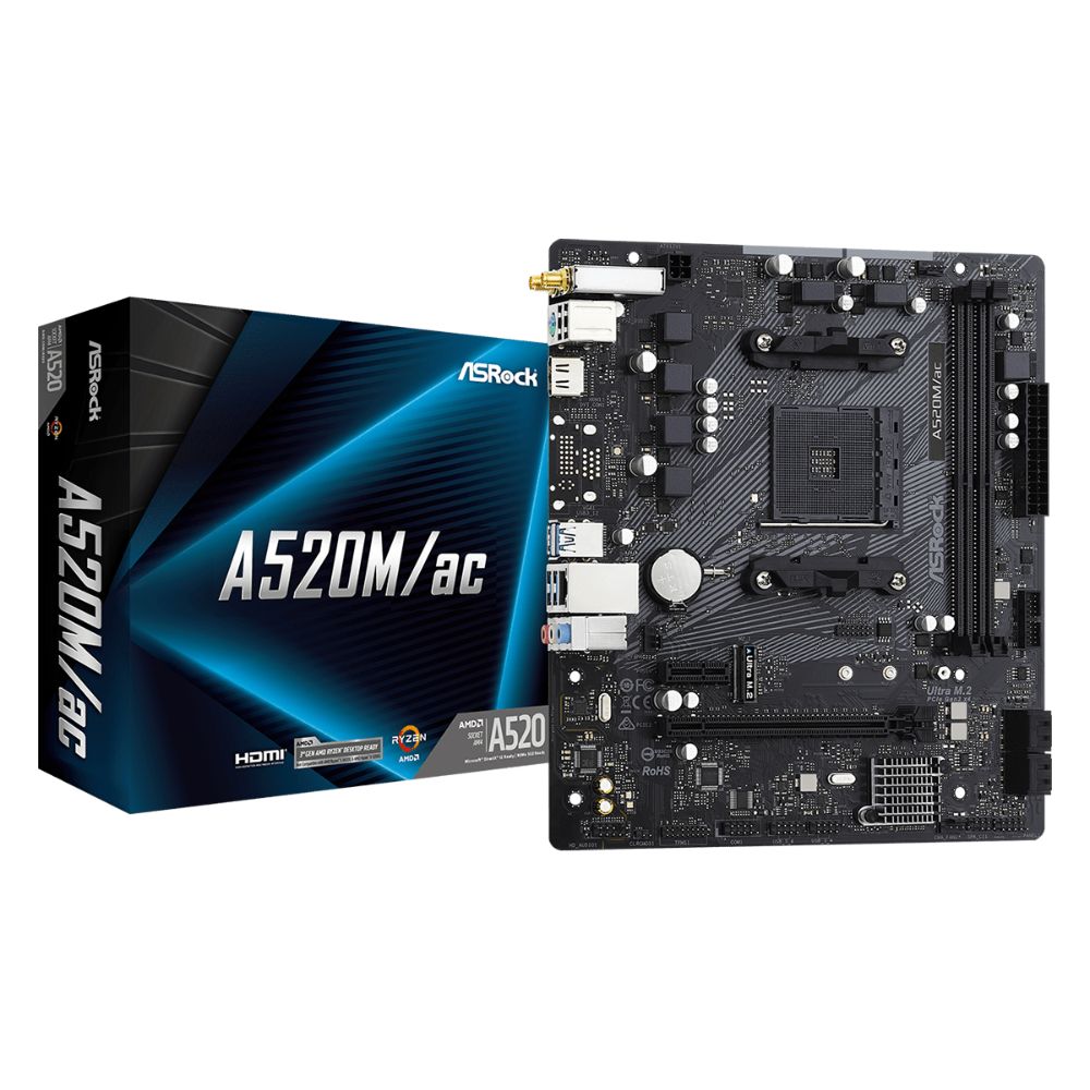 Motherboard Asrock A520M/AC (Wifi)