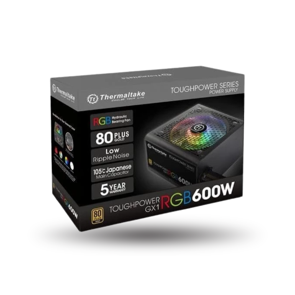 Power Supply Thermaltake ToughPower GX1 RGB 600 Watt - 80+ Gold