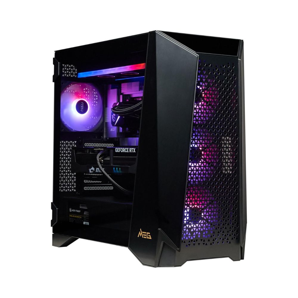 MSI Infinite RS AI Gaming Desktop: Intel Ultra 9 285K, Geforce RTX 5090, 32GB DDR5, 2TB M.2 NVMe SSD, Liquid Cooling, WiFi 6E+, VR-Ready, Windows 11 home