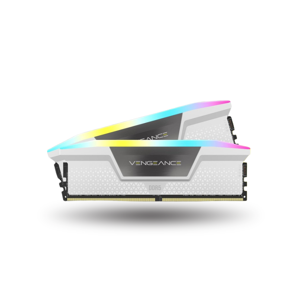 Corsair Vengeance RGB White DDR5 PC41600 5200MHz 32GB (2x16GB)