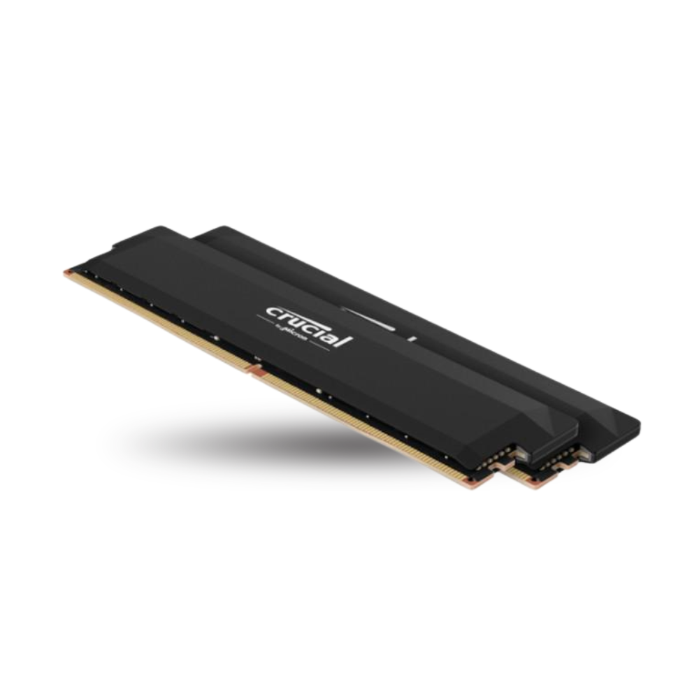 Crucial Pro OC Black DDR5 PC48000 6000MHz 32GB (2x16GB) 36-38-38-80 - CP2K16G60C36U5B