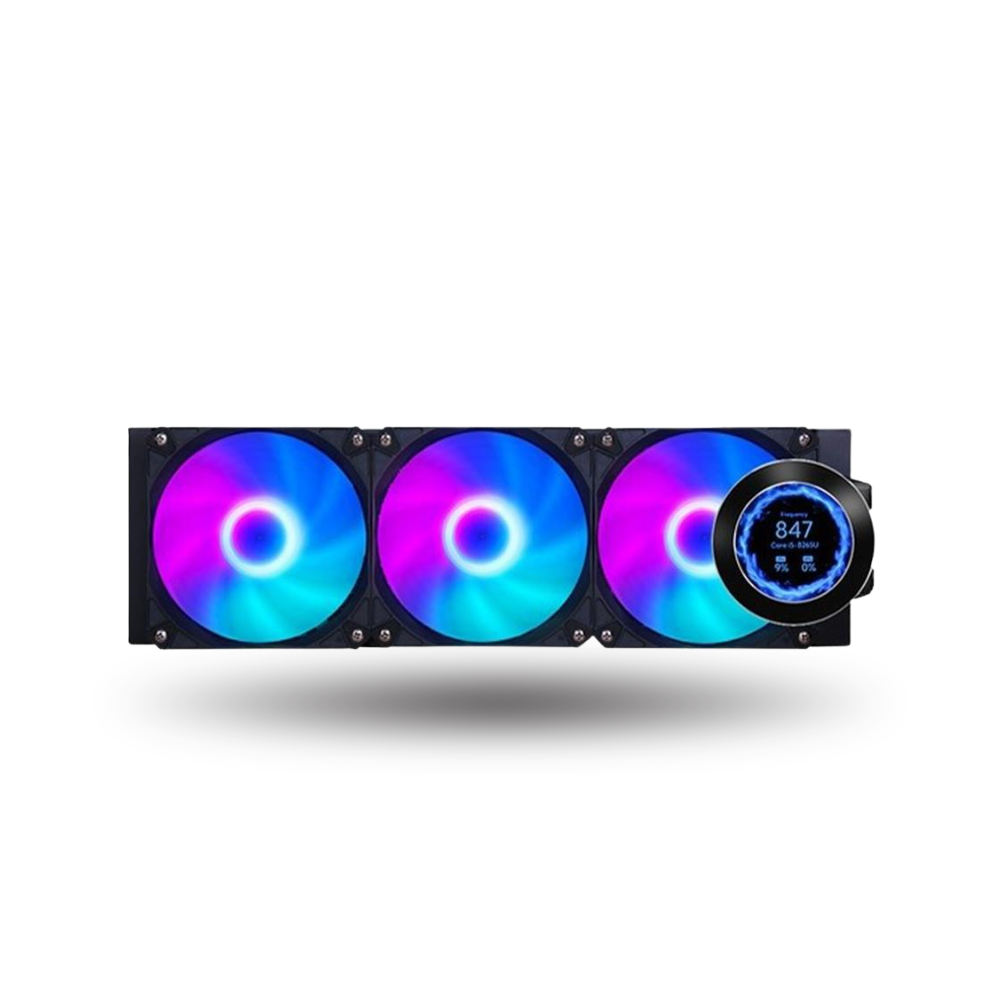 PRIME PREMIUM ANIMA 360MM BLACK - ARGB Liquid Cooler with LCD Display Custom