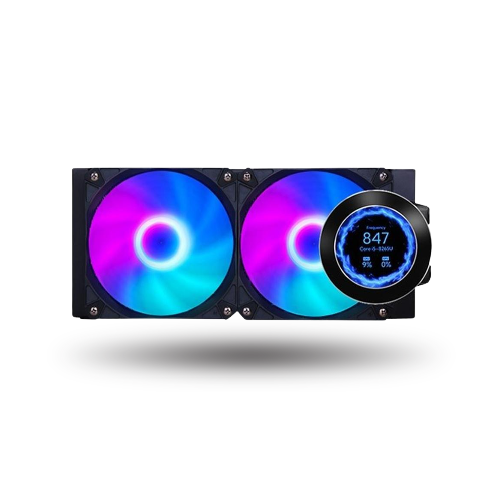 PRIME PREMIUM ANIMA 240MM BLACK - ARGB Liquid Cooler with LCD Display Custom