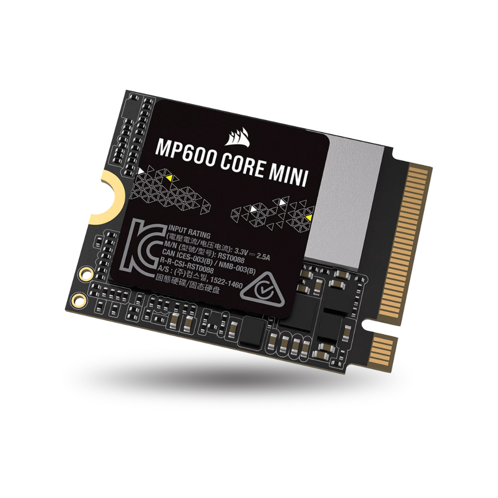 Corsair MP600 CORE MINI 1TB M.2 NVMe PCIe Gen4 x4 - CSSD-F1000GBMP600CMN