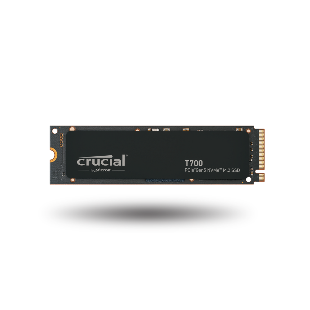 Crucial T700 SSD 1TB M.2 2280 PCIe Gen5 x4 - CT1000T700SSD3 - R11700MB/s W9500MB/s