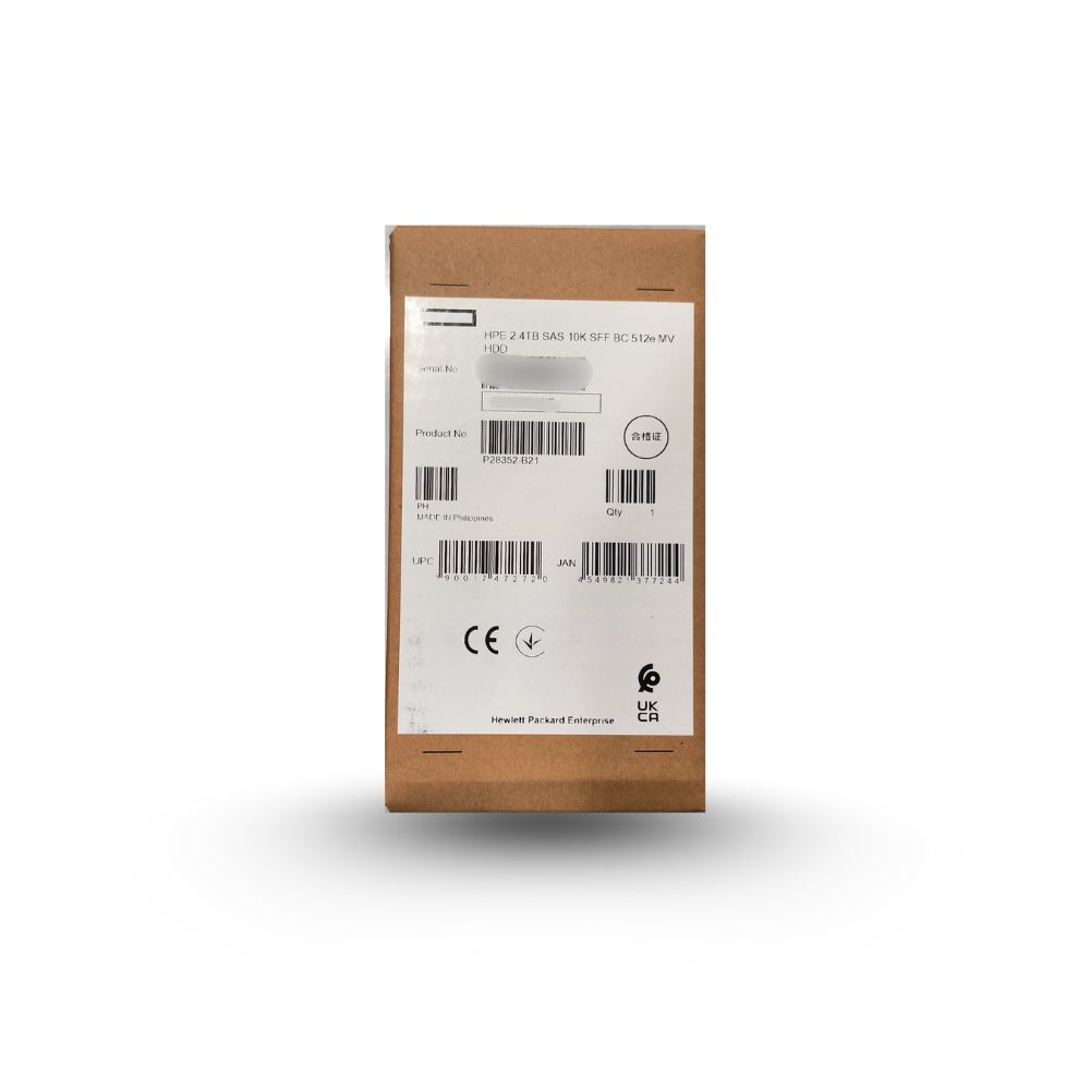 HPE 2.4TB SAS 10K SFF BC 512e MV HDD