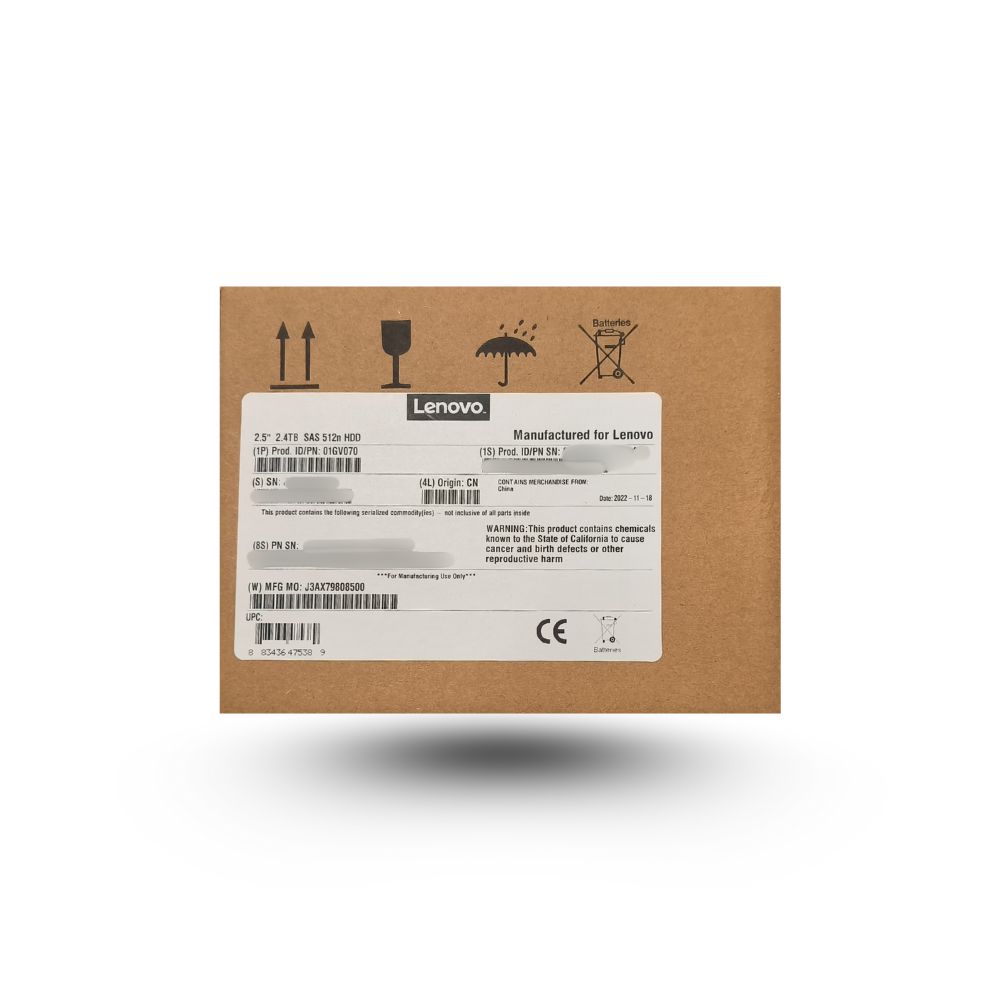 LENOVO 2.4TB 2.5" SAS 512e HDD