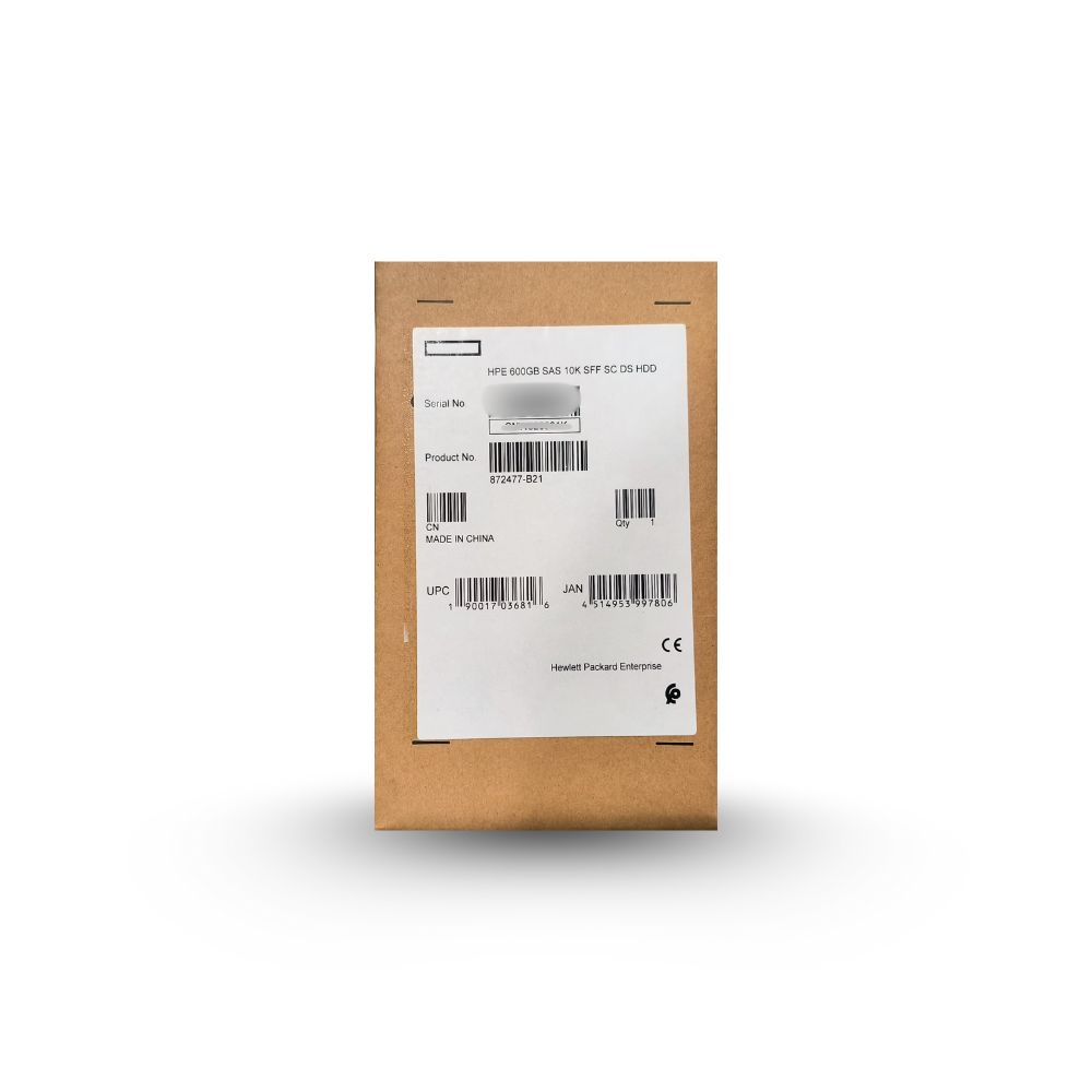 HPE 600GB SAS 10K SFF SC DS HDD