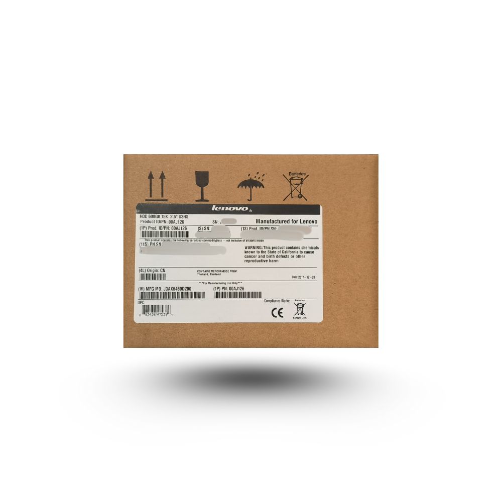 LENOVO 600GB 15K 2.5" G3HS HDD
