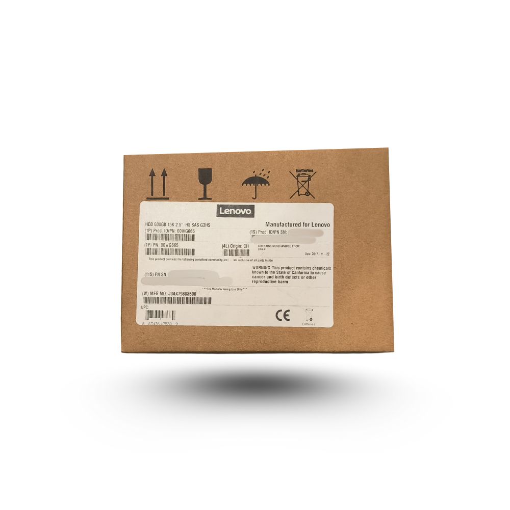 LENOVO 600GB 15K 2.5" SAS HS G3HS HDD