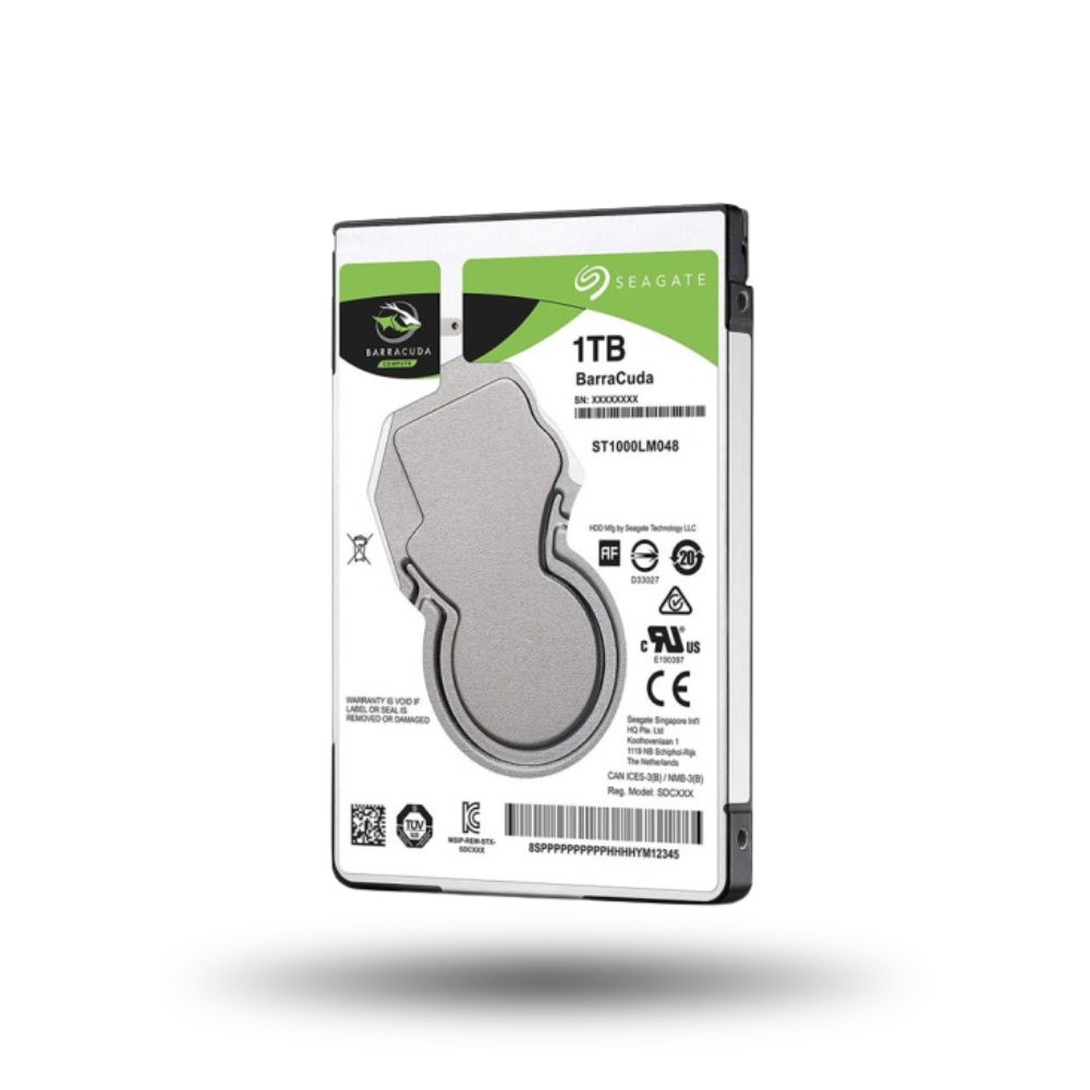 Seagate 2.5 1TB SATA 128MB - 7mm - BarraCuda Series