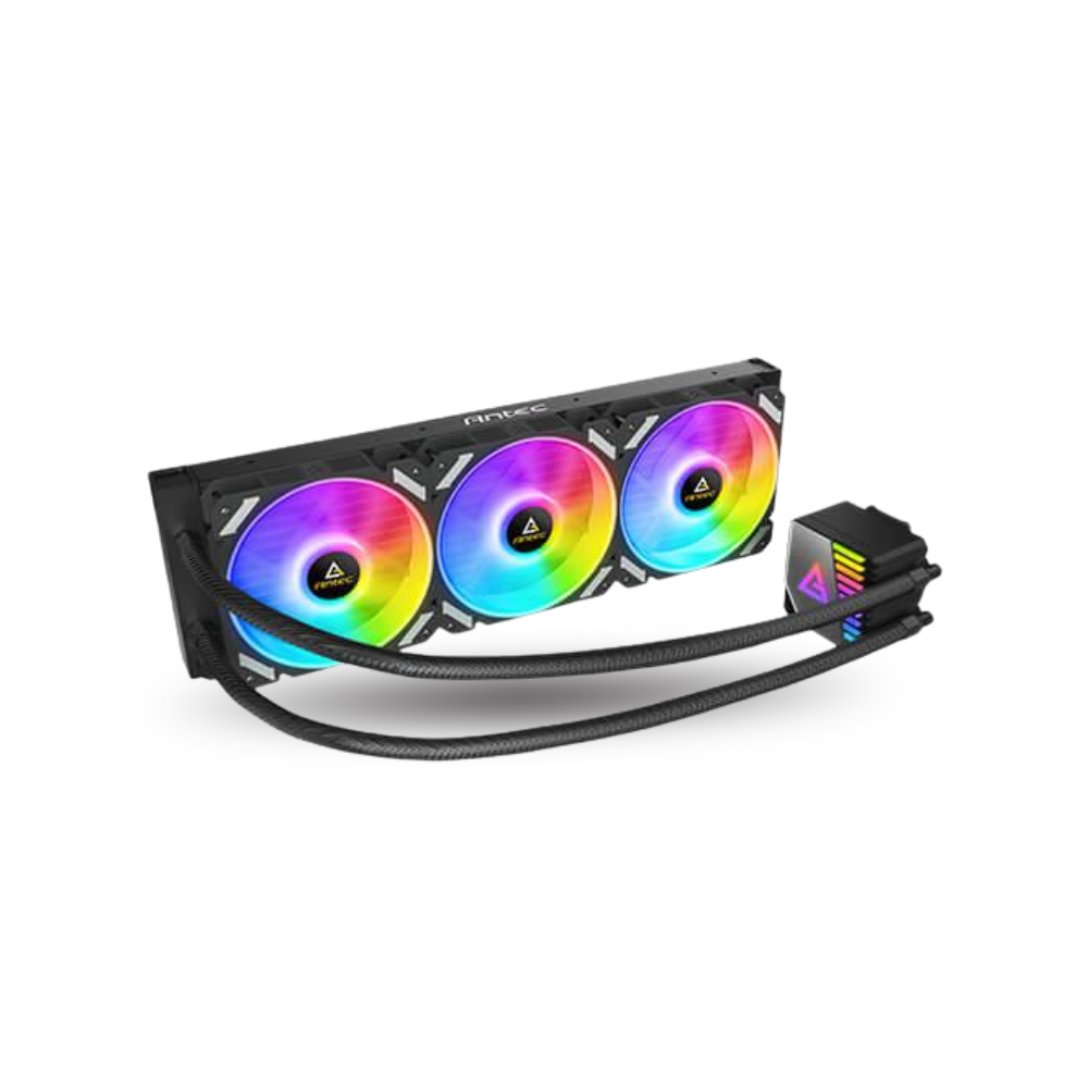 Antec Symphony 360 ARGB Liquid Cooler - Mirror ARGB Lighting Pump Head with ARGB PWM Fan