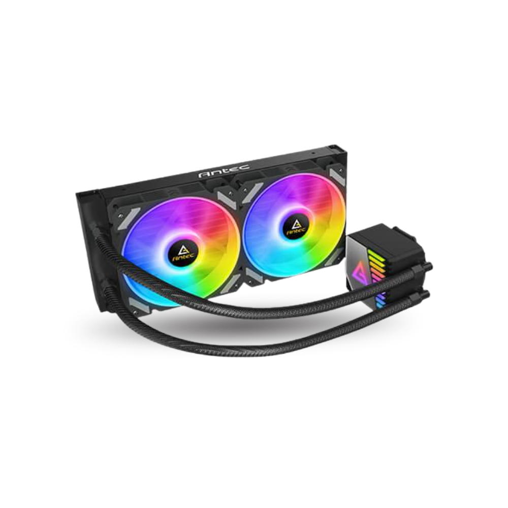 Antec Symphony 240 ARGB Liquid Cooler - Mirror ARGB Lighting Pump Head with ARGB PWM Fan