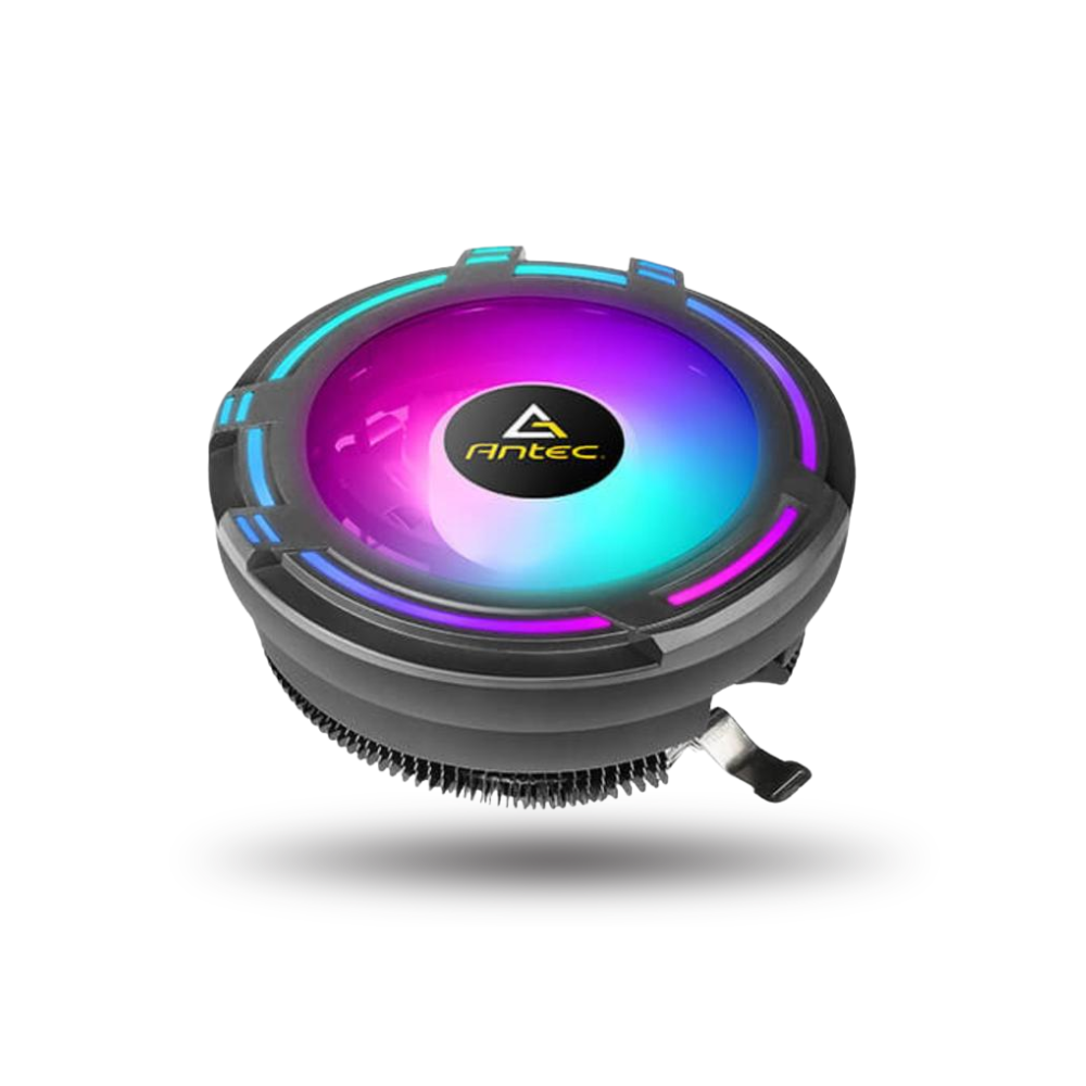 Antec T120 Chromatic Air Cooler - Chromatic Silent Fan - High Fan Speed with 3-Pin Fan Connectors - Compatibility All Socket