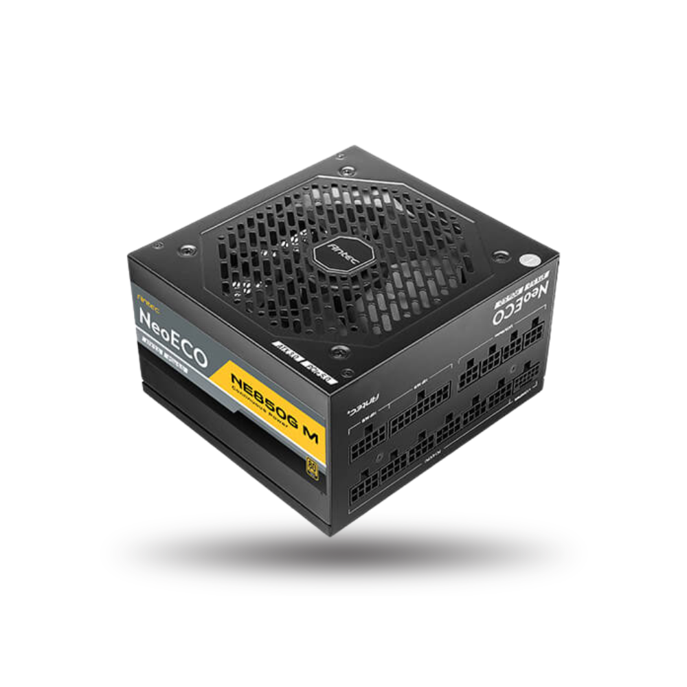 Antec NeoECO Gold Modular 850W - NE850G M ATX 3.0 - PCIe 5.0 Ready - 80+ Gold Certified - Full Modular - 10 Years Warranty