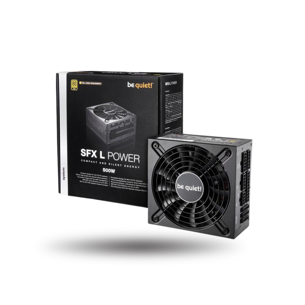 be quiet! SFX-L POWER 600W - 80+ Gold Certified - 3 Years Warranty - Number 1 PSU in Germany