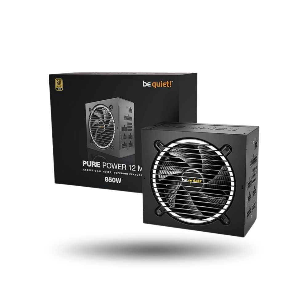 be quiet! PURE POWER 12 M 850W - Fully Modular - ATX 3.1 PCIe 5.1 - 80+ Gold Certified - 10 Years Warranty - Number 1 PSU in Germany