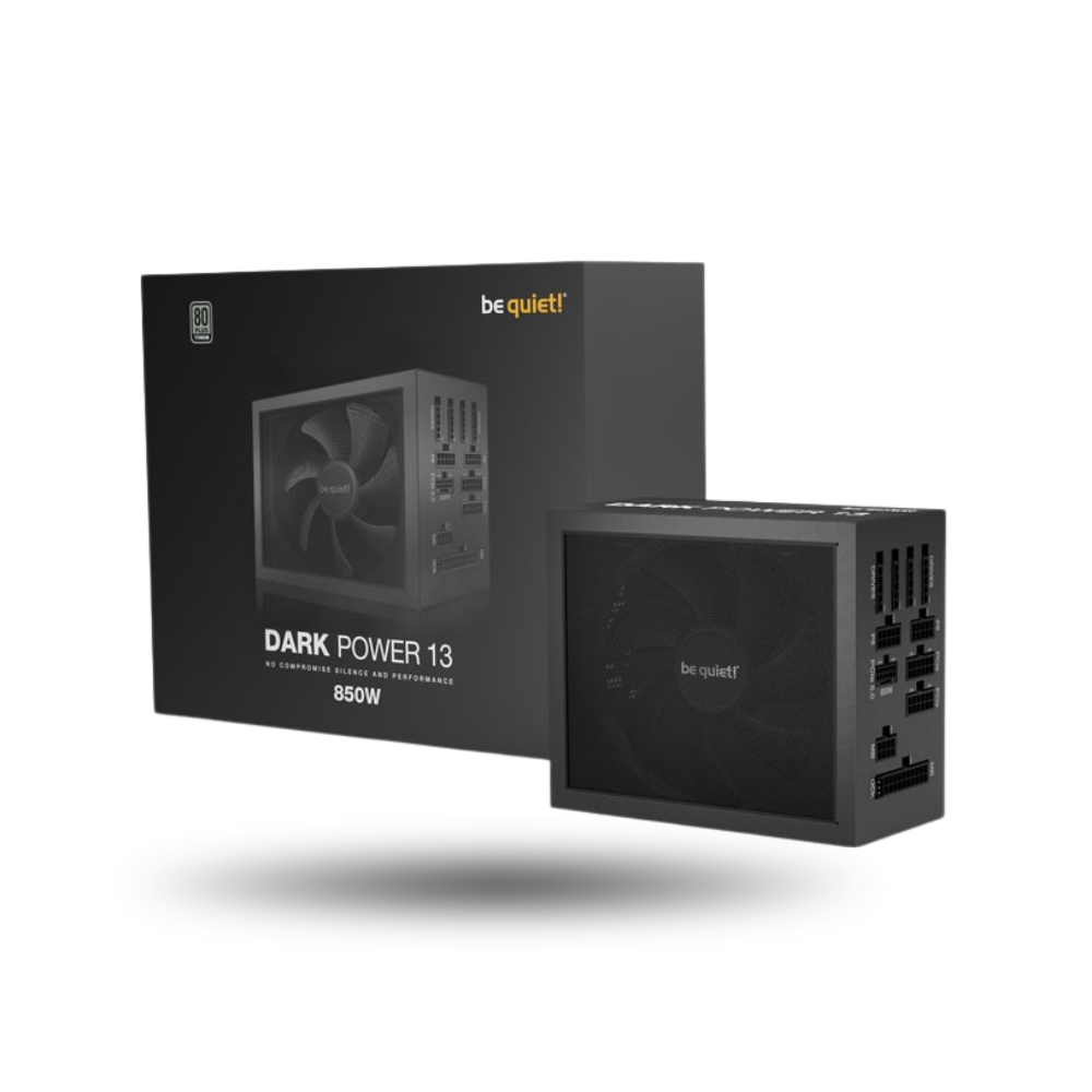 be quiet! DARK POWER 13 850W - Fully Modular - ATX 3.0 PCIe 5.0 - 80+ Titanium Certified - 10 Years Warranty - Number 1 PSU in Germany
