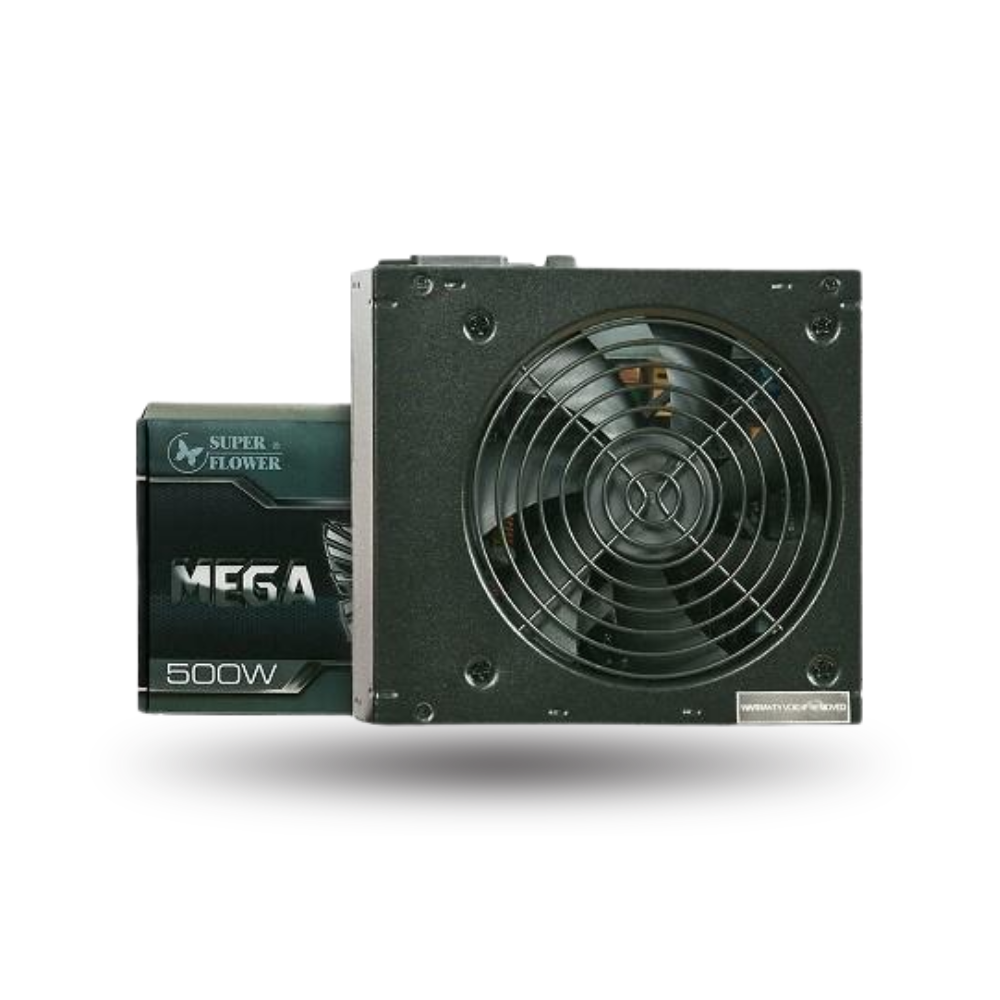 Super Flower Mega Series 500W - SF-500R12ST - 80 PLUS White - 5 Years