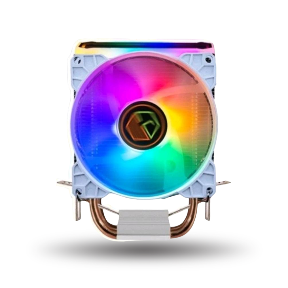 CUBE GAMING WIND V2 - 2 Copper Heat Pipes - Mirror RGB TOP Cover - Gaming CPU Cooler Rainbow Led - Universal Socket (AM5 Ready)