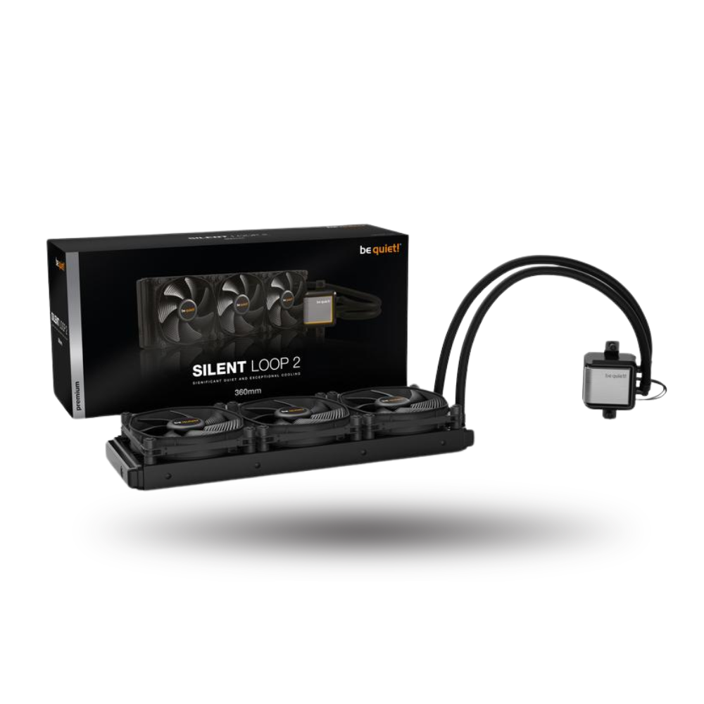 be quiet! Silent Loop 2 240mm - Significant Quiet & Exceptional Cooling - 2xSilent Wings 3 120mm PWM