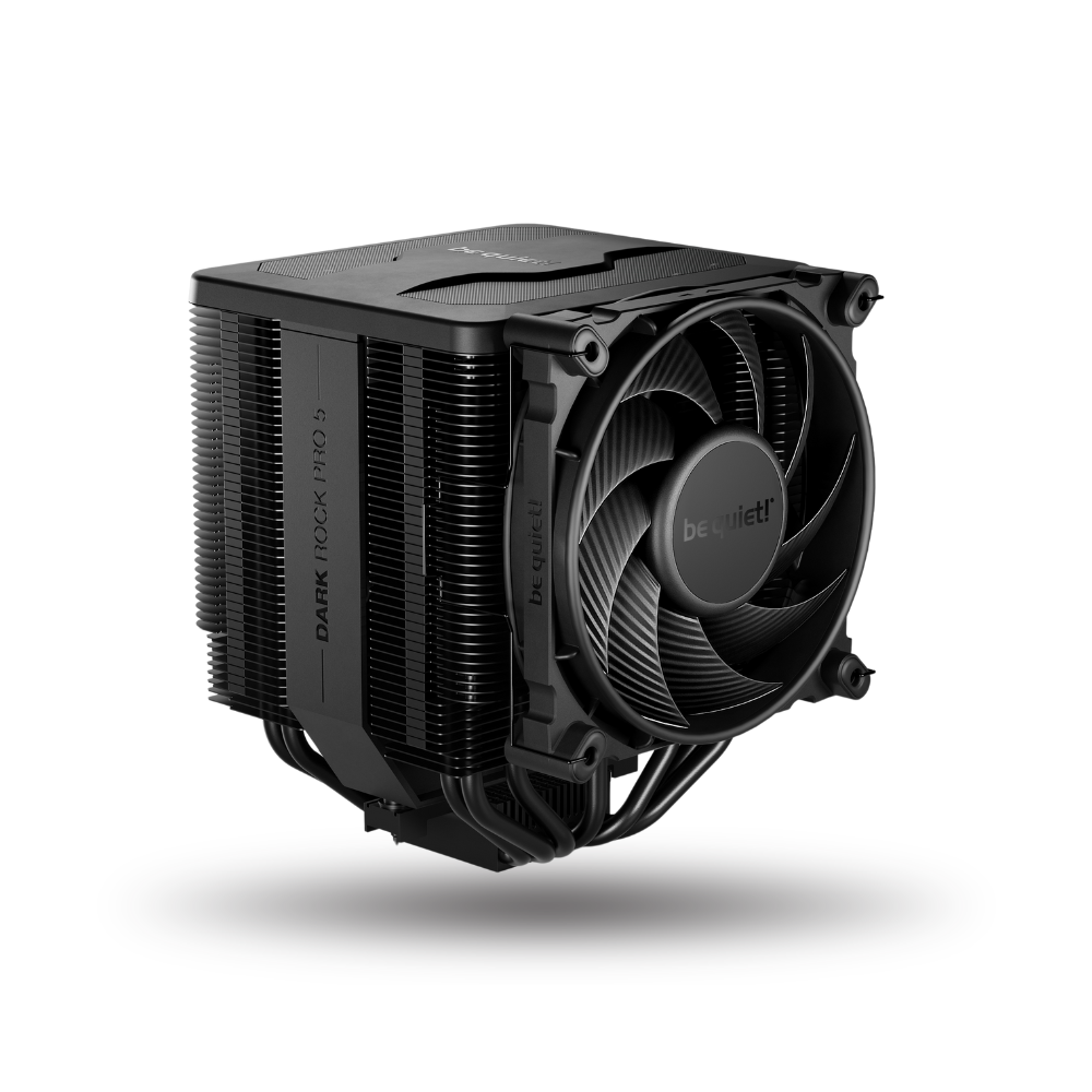 be quiet! Dark Rock PRO 5 - No Compromise Performance and Silence - Height-Adjustable Front Fan - 2x Silent Wings 135mm PWM fan