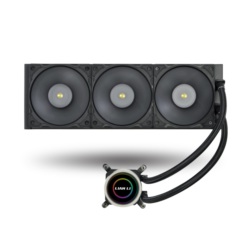 LIAN LI GALAHAD II TRINITY PERFORMANCE FAN 360 BLACK - AIO EXTREME COOLING - 3TYPES OF PUMP COVER - BOOST PERFORMANCE TO THE NEXT LEVEL